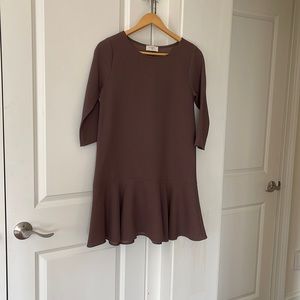 Everly Brown dress.